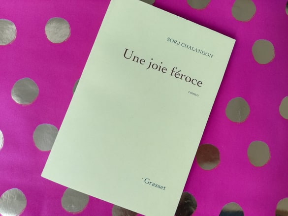 UNE JOIE FÉROCE, Sorj Chalendon, Éditions Grasset