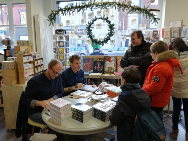 Souvenirs de la rencontre avec Thibault Vermot et Alex W. Inker pour leur livre La Route Froide publié chez Sarbacane !