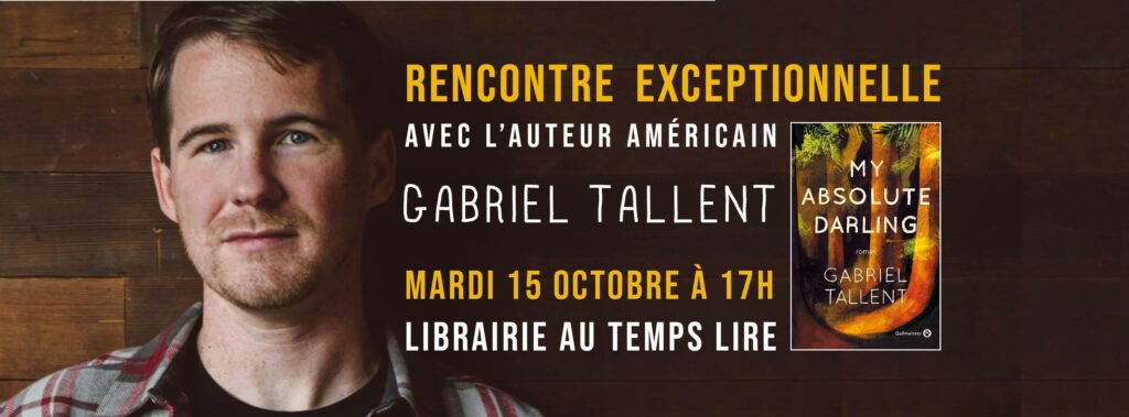 Rencontre avec l’auteur américain Gabriel Tallent