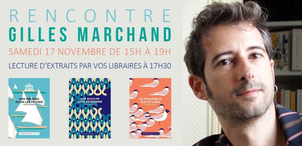 Rencontre avec Gilles Marchand à la librairie Au Temps Lire